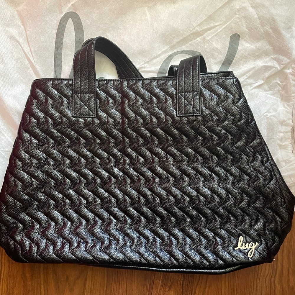 Lug Tempo VL (Vegan Leather) in Black with camo black lining